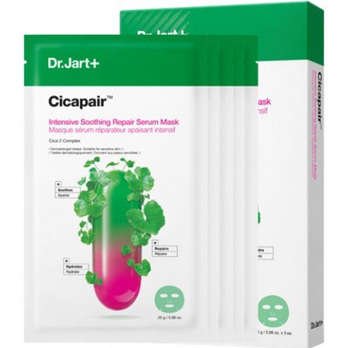 Dr.Jart+ Cicapair Sensitive Skin Serum Face Mask 5 Sheets - Koreanskinca.re
