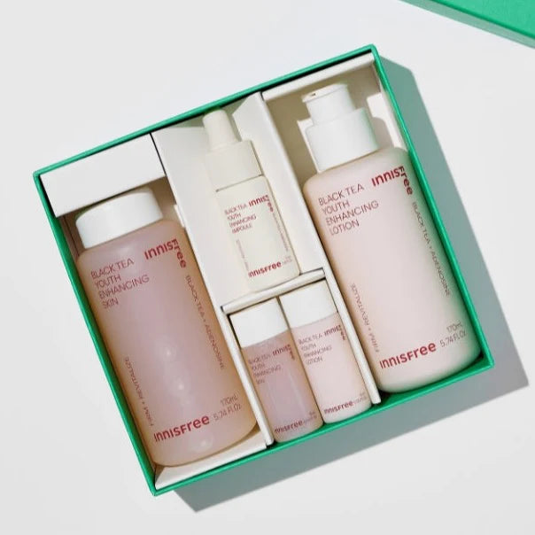 Innisfree Black Tea Youth Enhancing Skincare Set