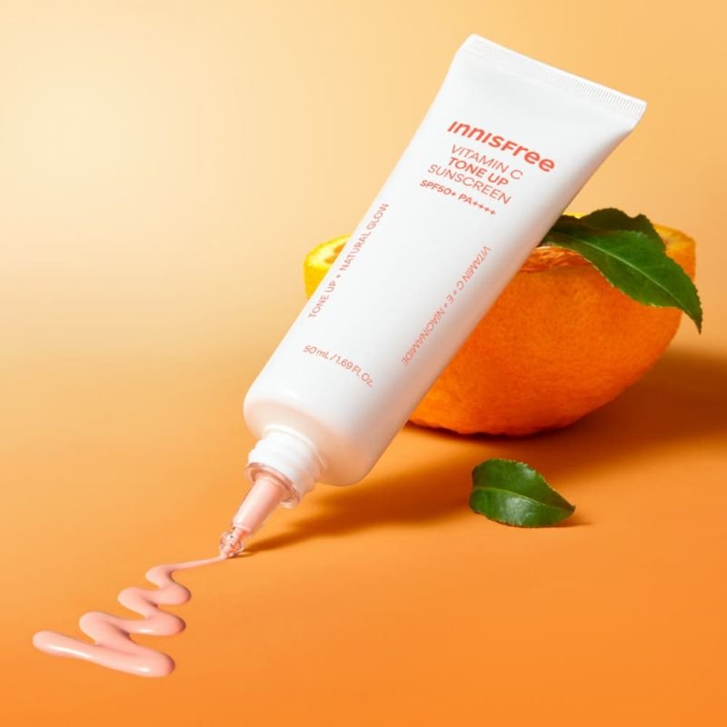 innisfree Vita C Tone Up Sunscreen SPF50+ PA++++ 50ml - Koreanskinca.re