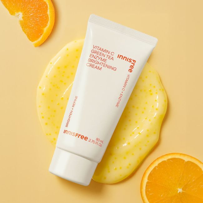 innisfree Vitamin C Green Tea Enzyme Brightening Cream 80ml - Koreanskinca.re