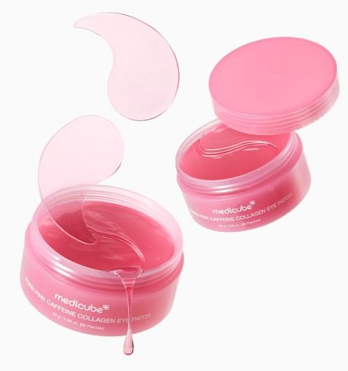medicube PDRN Pink Caffeine Collagen Eye Patch 60ea - Koreanskinca.re