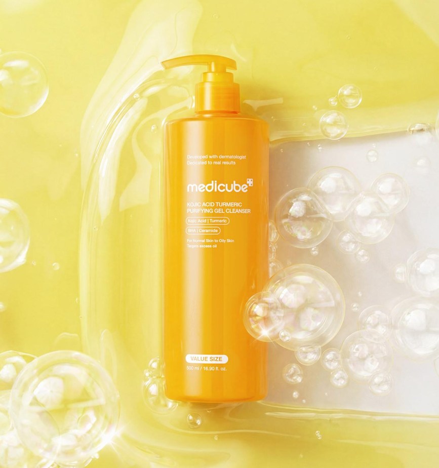 medicube Kojic Acid Turmeric Purifying Gel Cleanser 500ml