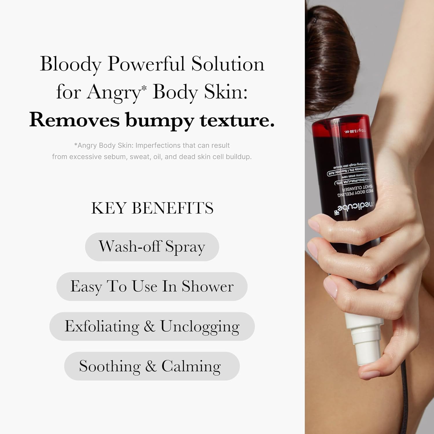 medicube Red Acne Body Peeling Shot 110g