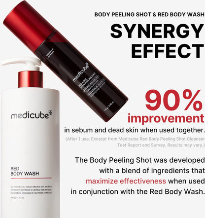 medicube Red Acne Body Peeling Shot 110g