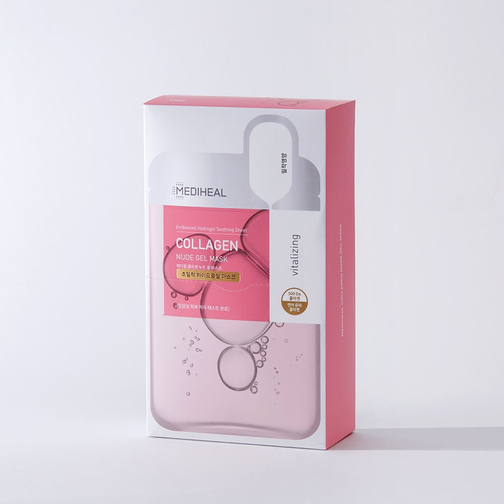 MEDIHEAL Collagen Nude Gel Mask Sheet 10P - Koreanskinca.re