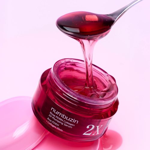 numbuzin No.2 Rose PDRN Collagen 2X Plumping Serum 30ml - Koreanskinca.re