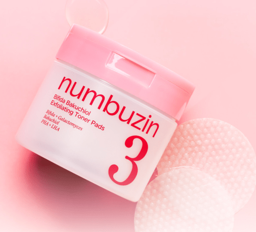 numbuzin No.3 Bifida Bakuchiol Exfoliating Toner Pads 70 Pieces - Koreanskinca.re