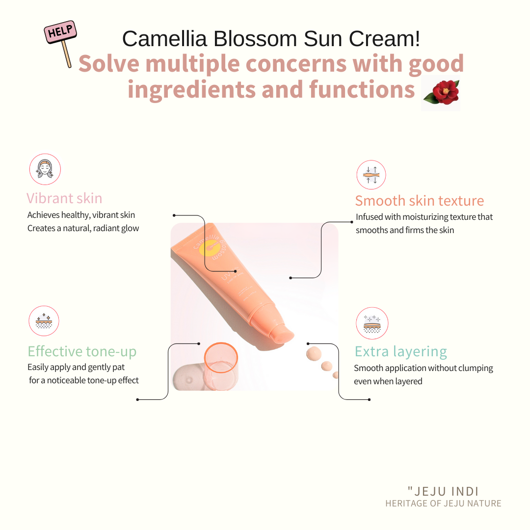 JEJU INDI Blossom Sun Cream 50ml