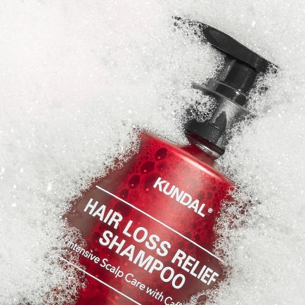 KUNDAL HAIR LOSS RELIEF SHAMPOO Intensive Scalp Care with Caffeine 500ml #BABY POWDER