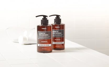 KUNDAL HONEY&MACADAMIA Pure Natural Balancing Refreshing Shampoo 500ml #ENGLISH ROSE