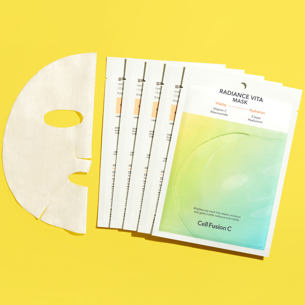 [Cell Fusion C]  Radiance Vita Masks (5 sheets) 25ml x 5ea