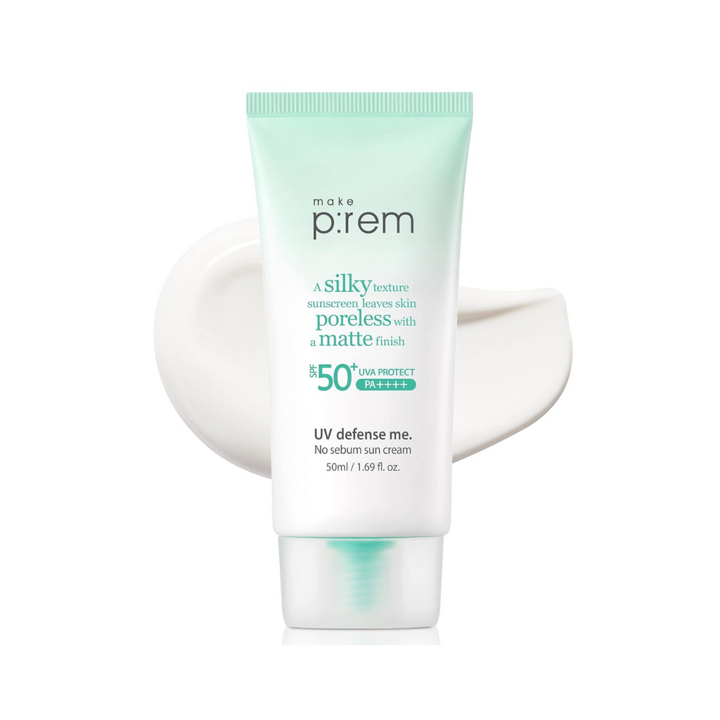 make p:rem UV Defense Me. No Sebum Sun Cream SPF50+ PA++++ 50ml