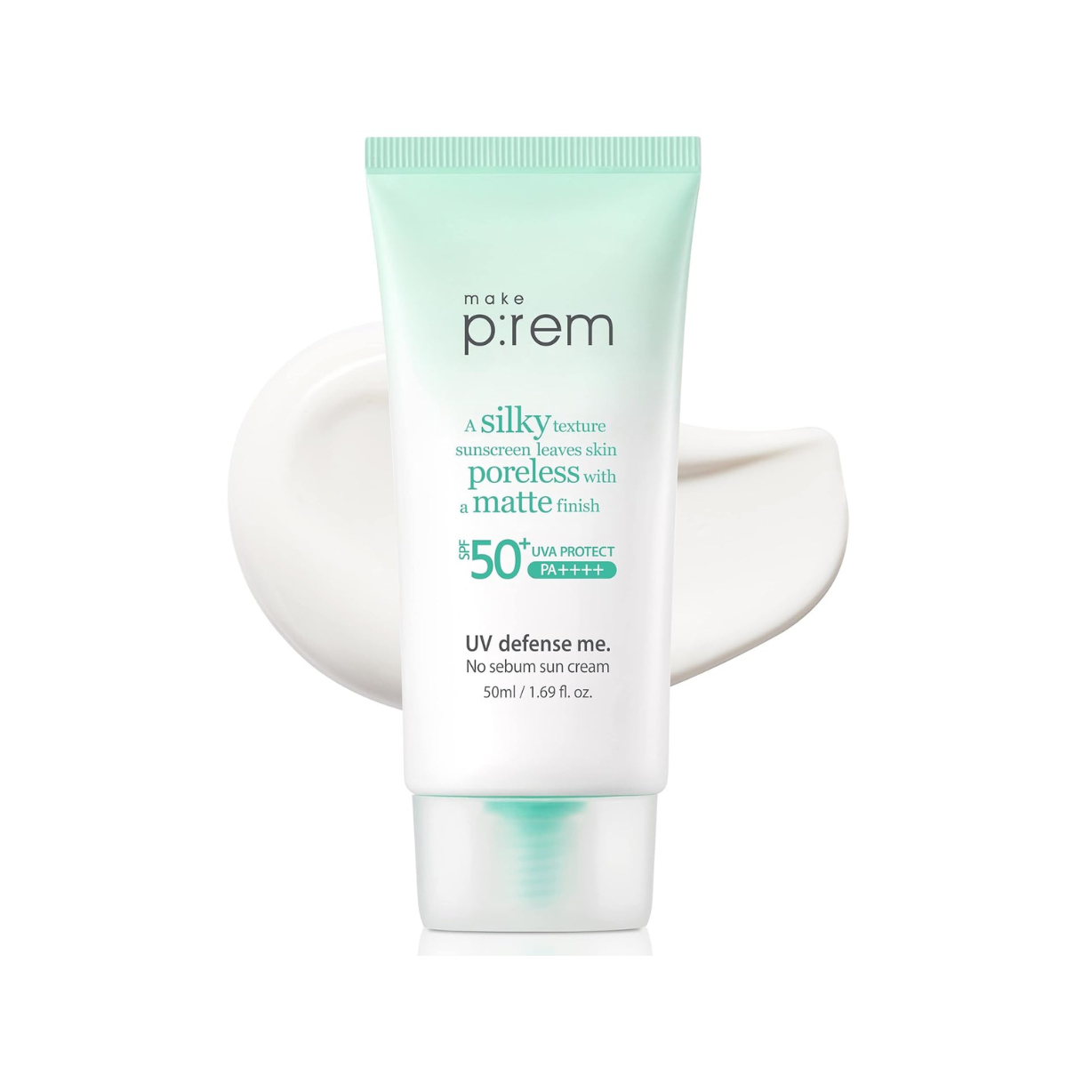 make p:rem UV Defense Me. No Sebum Sun Cream SPF50+ PA++++ 50ml