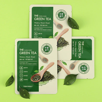 TONYMOLY The Chok Chok Green Tea Watery Mask Sheet 20g X 10ea