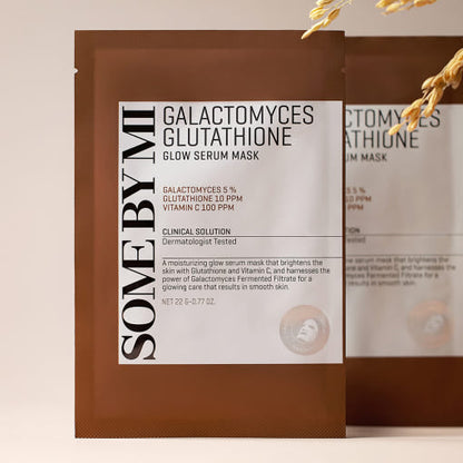 [SOME BY MI] Galactomyces Glutathione Glow Serum Mask Sheet 22g*10ea