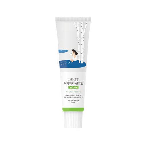 Round Lab Birch Moisturizing Mild-Up Sunscreen 50ml (SPF 50+ PA++++) - Koreanskinca.re