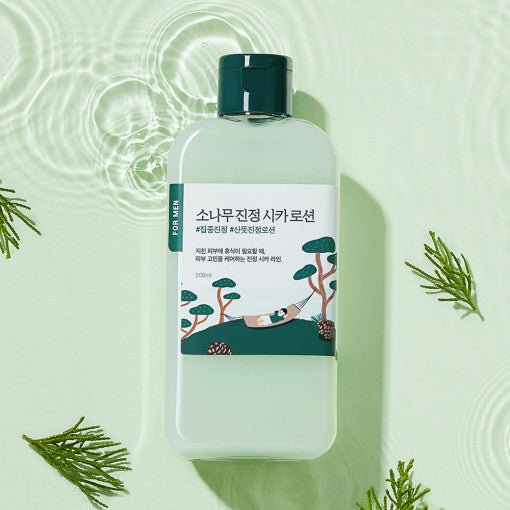 Round Lab For Men Pine Calming Cica Lotion 200ml - Koreanskinca.re