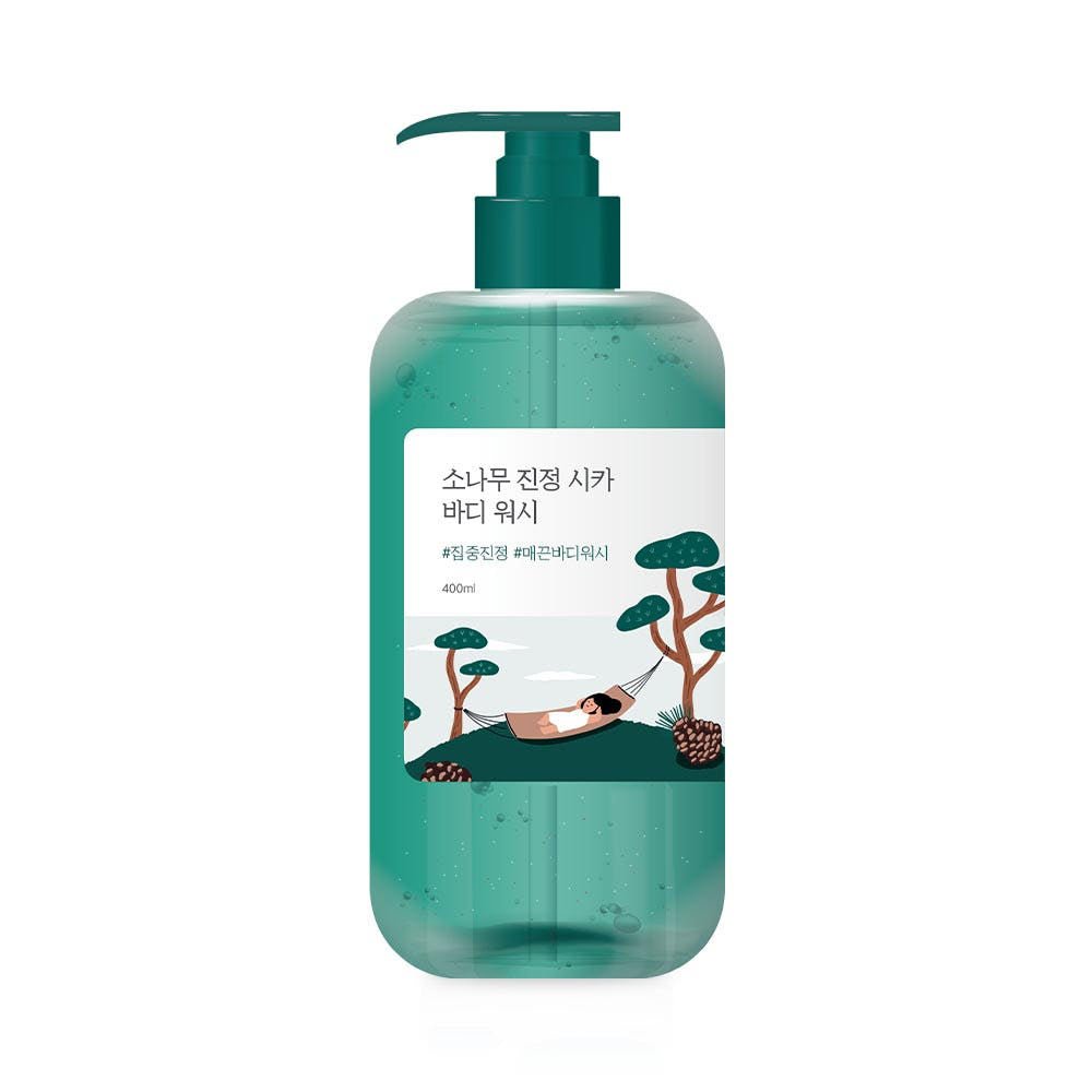 Round Lab Pine Calming Cica Body Wash 400ml - Koreanskinca.re