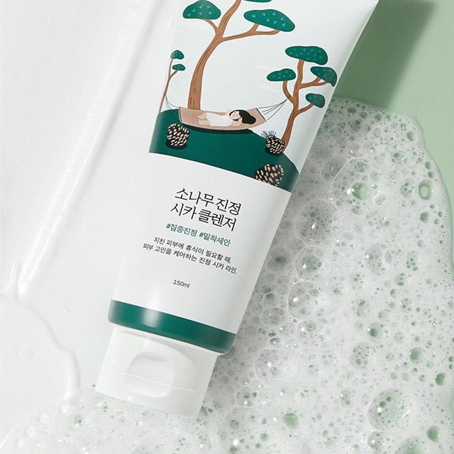 Round Lab Pine Calming Cica Cleanser 150ml - Koreanskinca.re