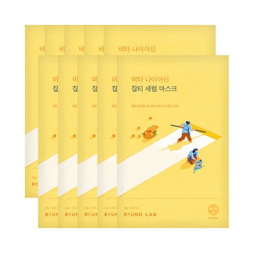 ROUND LAB Vita Niacinamide Dark Spot Serum Mask 10ea - Koreanskinca.re