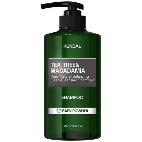 KUNDAL Tea Tree & Macadamia Deep Cleansing Shampoo Baby Powder