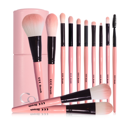 CORINGCO COTTON CANDY MAKE UP 12P BRUSH SET