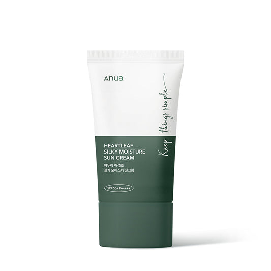 Anua Heartleaf Silky Moisture Suncream 50ml